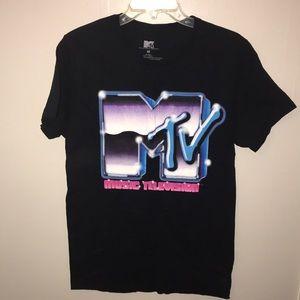Men’s MTV Logo Graphic Tee Shirt